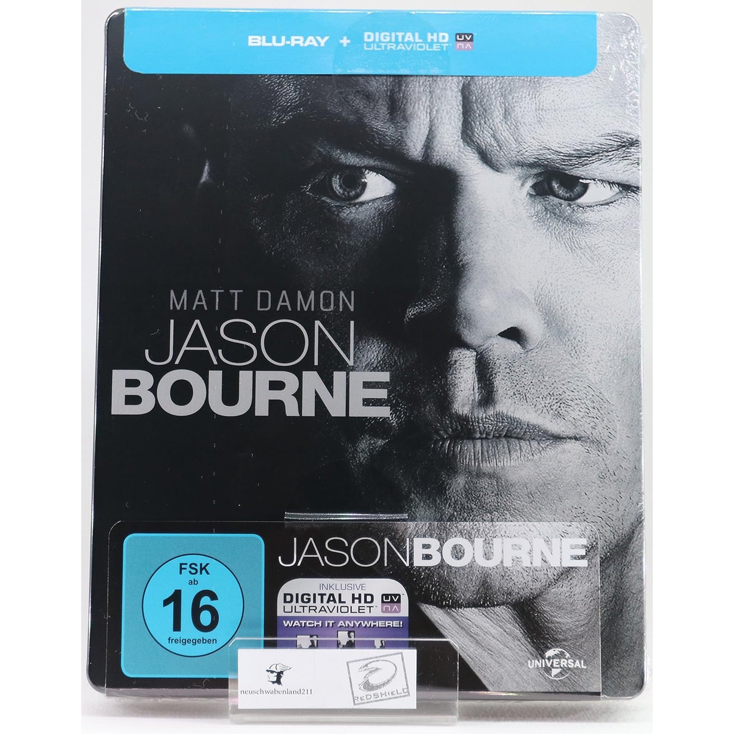 Jason Bourne Exclusive Limited Steelbook Blu-ray with Digital Code